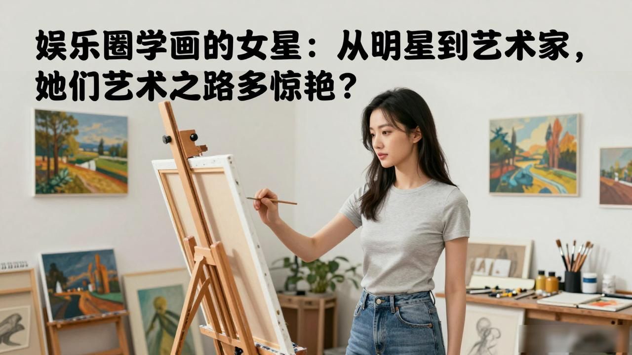 娱乐圈学画的女星：从明星到艺术家，她们的艺术之路有多惊艳？